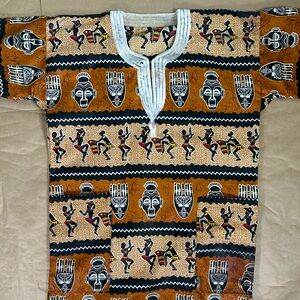 African Print Dashiki Shirt